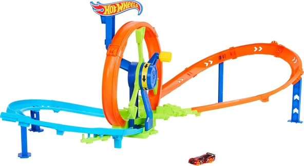 Hot Wheels® Hızlı Fırlatma Ve Döngü Parkuru Oyun Seti, 4Y+, Jbx65 ürün görseli 1