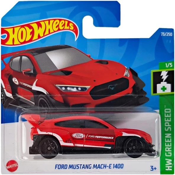 Hot Wheels 1:64 Green Speed Ford Mustang Mach-E 1400 Hcx38 ürün görseli 1