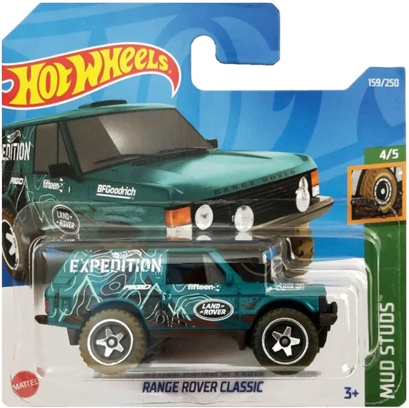 Hot Wheels 1:64 Mud Studs Range Rover Classic Hct76 ürün görseli 1