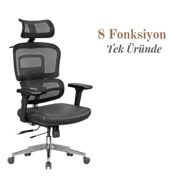 Casella Medusa Fileli Yönetici Koltuğu | Ofi̇s Koltuğu | Ergonomik, Şık ve Fonksiyonel ürün görseli 1