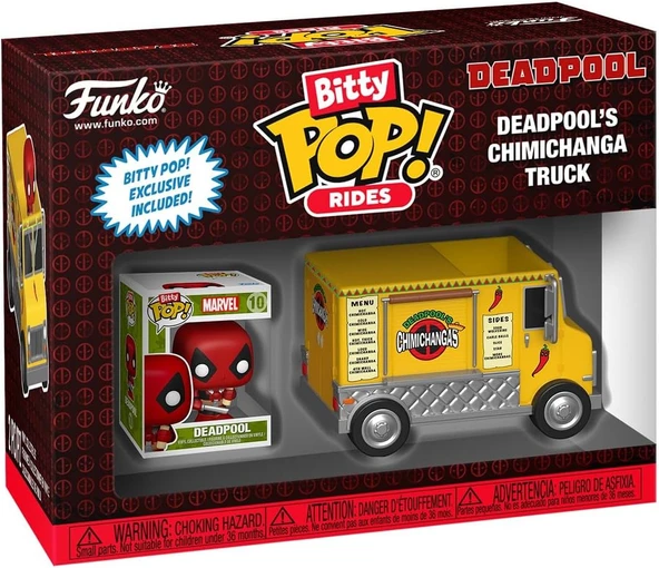 Funko Pop! Bitty Ride: Marvel - Chimichanga Kamyonlu Deadpool ürün görseli 1