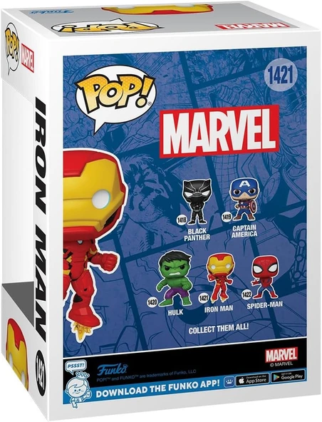 Funko Pop Marvel: Marvel New Classic - Iron Man Figür - Resim 3
