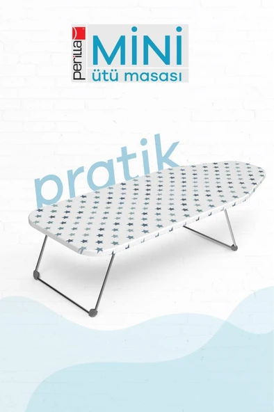 Perilla Beyaz Mini Ütü Masası ürün görseli 1