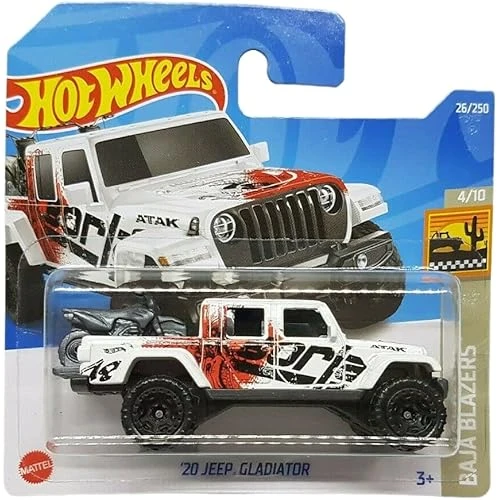 Hot Wheels - ´20 Jeep Gladiator - Baja Blazers 4/10 - Hcw66 - Short Card - Borla - Atak - Mattel 202 ürün görseli 1