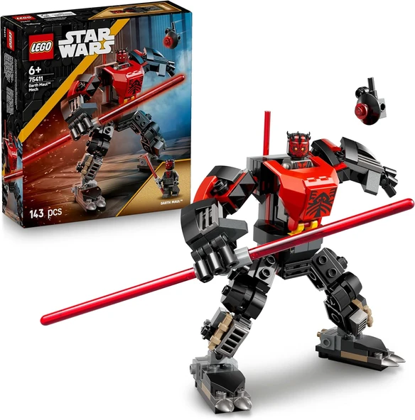 Lego Star Wars: Klon Savaşları Darth Maul Robotu 75411-6 Yaş Üzeri Kız Ve Erkek Çocuklar Için Açılan ürün görseli 1