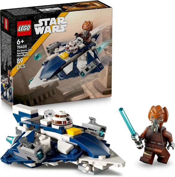 Lego Star Wars: Klon Savaşları Plo Koon'Un Jedi Starfighter Mikro Savaşçısı 75400-6 Yaş Ve Üzeri Çoc ürün görseli 1