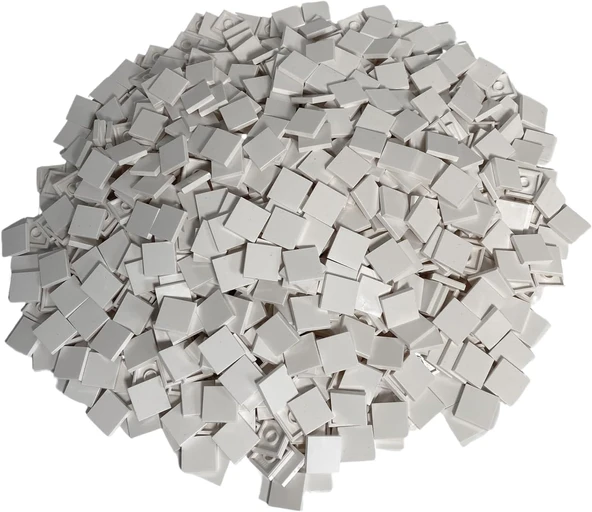 Lego Parts And Pieces: White 2X2 Tile X100 ürün görseli 1