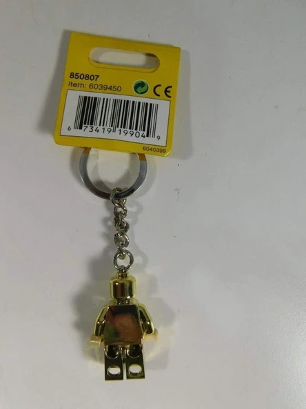 Lego Miscellaneous 850807 Gold Minifigure Key Chain - Resim 2