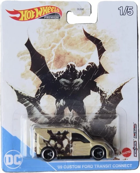 Hot Wheels '09 Özel Ford Transit Connect - 2022 Yarasa Adam 1/5 ürün görseli 1
