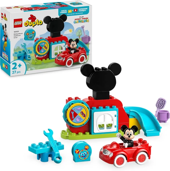 Lego Duplo | Disney Mickey Fare’Nin Kulüp Evi Ve Arabası 10454-2 Yaş Ve Üzeri Çocuklar Için Eğitici ürün görseli 1