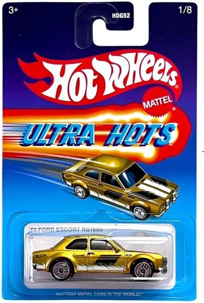 Hot Wheels Ultra Hots Tekli Arabalar Hdg52-70 Ford Escort Rs1600 Jby60 ürün görseli 1