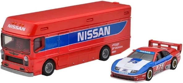 Hot Wheels Premium Team Transport Hrv44 Car Culture Euro Hauler & 94' Nissan 300 Zx Gts ürün görseli 1
