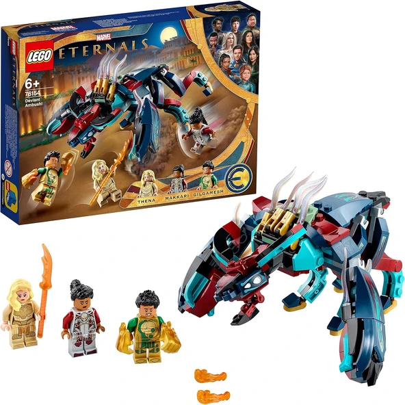 Lego Marvel Deviant Saldırısı! 76154 - Çocuklar İçin Koleksiyonluk Süper Kahraman Figürleri İçeren O ürün görseli 1