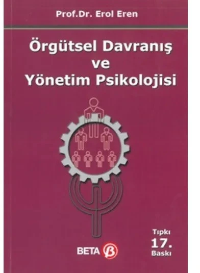 Örgütsel Davranış ve Yönetim Psikolojisi Erol ürün görseli 1