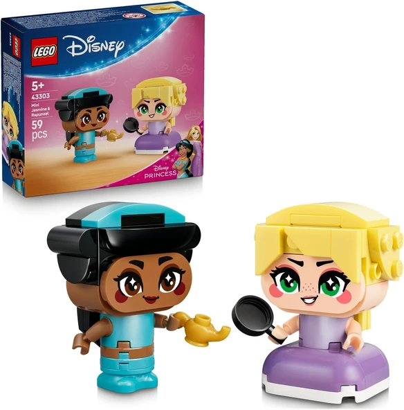 Lego Disney Princess Mini Yasemin Ve Rapunzel 43303 – 5 Yaş Ve Üzeri Çocuklar Için Karakterlerin Sih ürün görseli 1