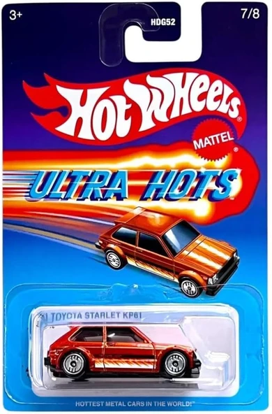 Hot Wheels Ultra Hots Tekli Arabalar Hdg52-91 Toyota Starlet Kp61 Jby66 ürün görseli 1