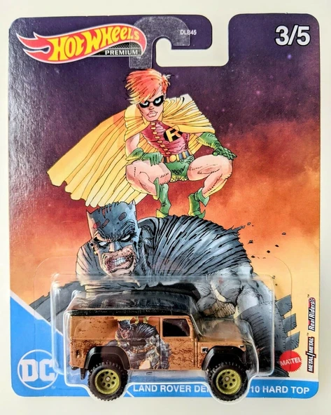 Hot Wheels Land Rover Defender 110 Sert Üst - 2022 Batman 3/5 - Land Rover ürün görseli 1