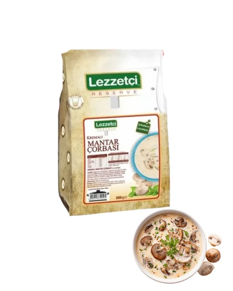 LEZZETÇİ KREMALI MANTAR ÇORBASI 3KG ürün görseli 1