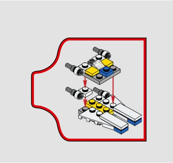 Lego Star Wars Mikro Yapılar - (Day 6) - Y-Wing ürün görseli 1