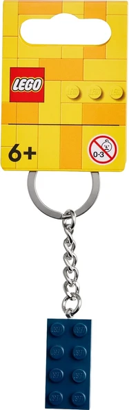 Lego Brick 854237 Earth Blue 2X4 Keyring - Resim 2