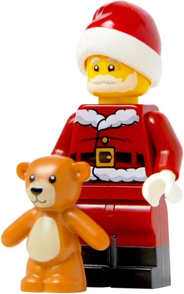 Lego Ninjago - Noel Baba Ve Ayıcık - Santa Teddy Bear Orijinal Minifigür 5701547624010 ürün görseli 1