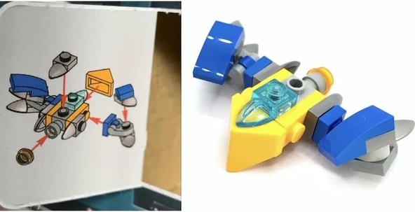 Lego Marvel - Guardians Of The Galaxy (2014) Day 18 – The Milano (The Guardians’ Spaceship) (20 Parç ürün görseli 1