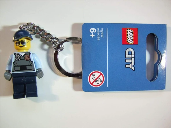 Lego City Prison Guard Key Chain – Çanta ürün görseli 1