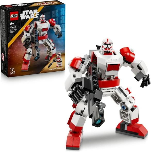 Lego Star Wars Klon Şok Trooper Robotu 75448-6 Yaş Ve Üzeri Kız Ve Erkek Çocuklar Için Duruşu Ayarla ürün görseli 1