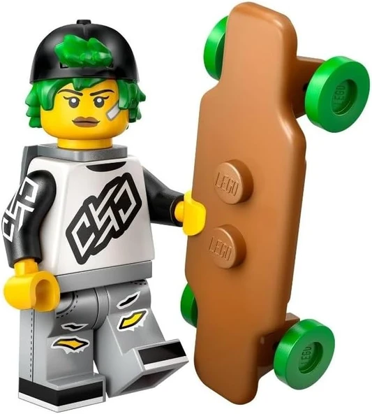 Lego Minifigür 71048 Seri 27-07 Longboarder ürün görseli 1