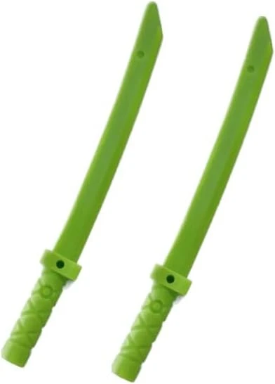 Lego Orijinal Parçalar - 2’ Li Koyu Yeşil Katana ürün görseli 1