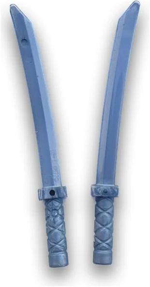 Lego Parçalar - Minifigürler Için 2’Li Gri Katana Seti ürün görseli 1