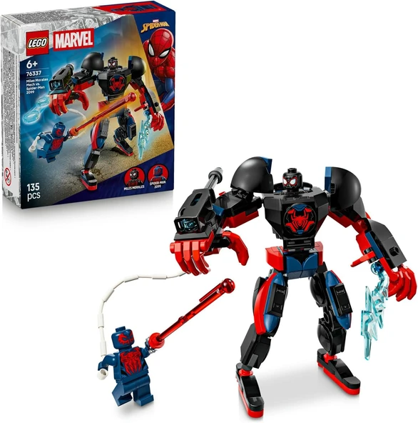 Lego Marvel Miles Morales Robotu, Örümcek Adam 2099’A Karşı 76337-6 Yaş Üzeri Kız Ve Erkek Çocuklar ürün görseli 1