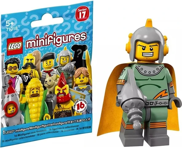 Lego 71018 Minifigür Seri 17 11 - Retro Space Hero Minifigür ürün görseli 1