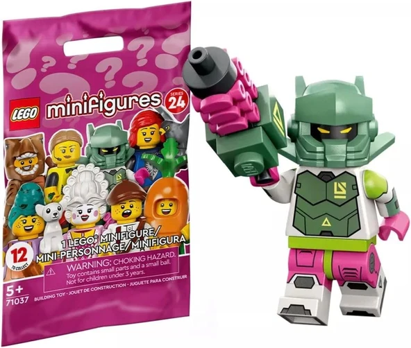 Lego 71037 Minifigür Seri 24-2 Robot Warrior 18700015450158 ürün görseli 1