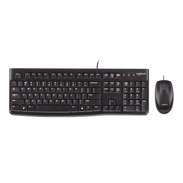 Logitech MK120 920-002560 Kablolu Klavye Mouse Seti ürün görseli 1