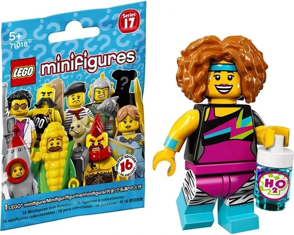 Lego 71018 Minifigür Seri 17 14 - Dance Instructor Minifigür ürün görseli 1