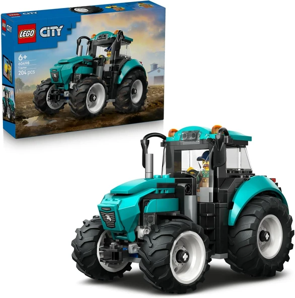 Lego City Traktör 60498 – 6 Yaş Ve Üzeri Erkek Ve Kız Çocuklar Için Çiftçi Minifigürü İçeren Yaratıc ürün görseli 1