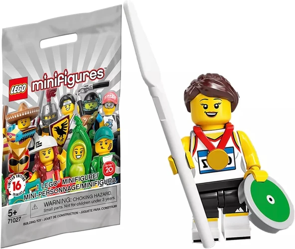 Lego 71027 Minifigür Seri 20 11 - Athlete Minifigür ürün görseli 1