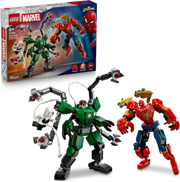 Lego Marvel Robot Savaşı: Örümcek Adam, Doktor Oktopus’A Karşı 76338-6 Yaş Ve Üzeri Çocuklar Için Ör ürün görseli 1
