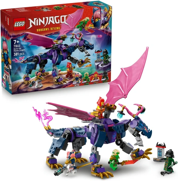Lego Ninjago Usta Ejderha Rontu 71842-7 Yaş Ve Üzeri Kız Ve Erkek Çocuklar Için Mermi Atıcısı Olan O ürün görseli 1