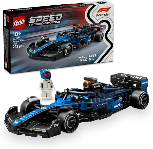 Lego Speed Champions Williams Racing Fw46 F1 Yarış Arabası 77249 – 10 Yaş Ve Üzeri Kız Ve Erkek Çocu ürün görseli 1