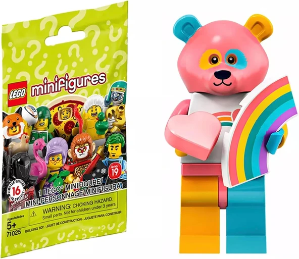 Lego 71025 Minifigür Seri 20 15 - Bear Costume Guy Minifigür ürün görseli 1