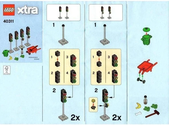 Lego Traffic Lights V46 40311 - Resim 2