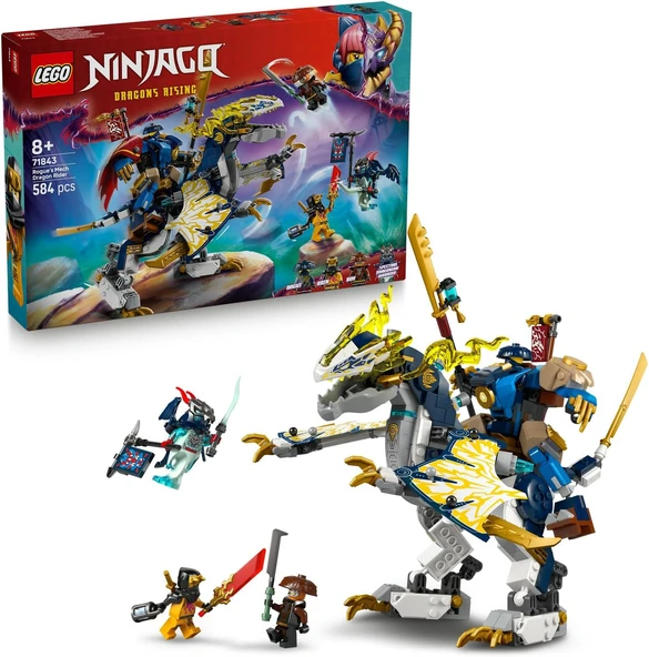 Lego Ninjago Rogue’Un Robot Ejderha Binicisi 71843-8 Yaş Ve Üzeri Kız Ve Erkek Çocuklar Için Hareket ürün görseli 1