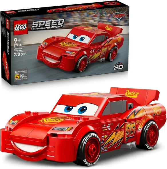 Lego Speed Champions | Şimşek Mcqueen 77255 – 9 Yaş Ve Üzeri Çocuklar Için 'Lightyear' Baskılı Lasti ürün görseli 1