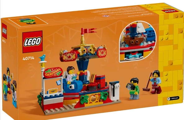 Lego Seasonal 40714 Carousel Ride - Resim 3