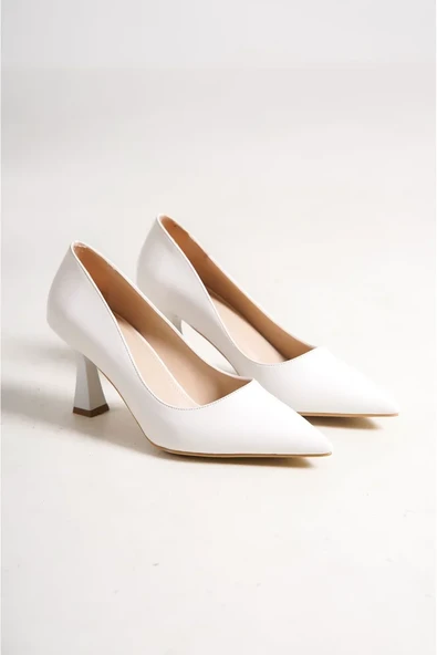 Kadın Beyaz Stiletto TR12MS06B - Resim 3