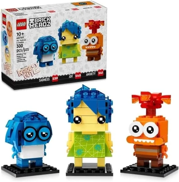 Lego Brickheadz 40749 Joy, Sadness And Anxiety ürün görseli 1