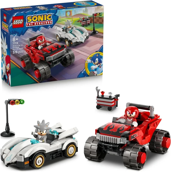 Lego Sonic The Hedgehog Silver’In Arabası, Knuckles’In Canavar Kamyonuna Karşı 77118 – 8+ Çocuklar I ürün görseli 1