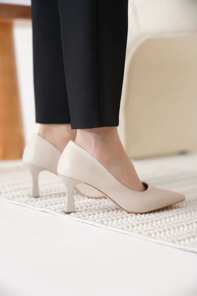 Kadın Bej Stiletto TR12MS06D - Resim 10